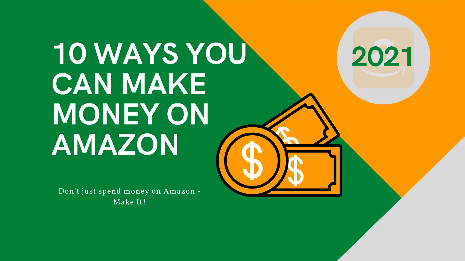 10 ways to make money on amazon in 2021