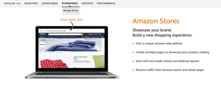 How to make an Amazon Store starting in Seller Central