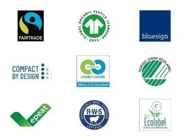 Various eco friendly logos