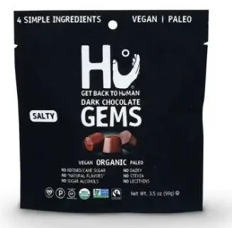 Hu Organic Salty Dark Chocolate Gems product image.