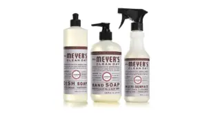 Mrs. Meyer’s Kitchen Essentials Cleaning Set product images.