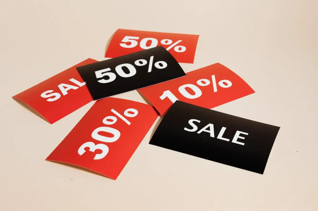 Cards promoting discounted prices,Sales are a potential way to boost Amazon BSR.