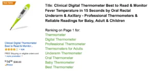 Thermometer Keywords
